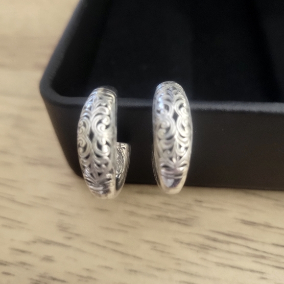 Konstantino Antique Sterling Silver/18K gold Earrings - Picture 1 of 9
